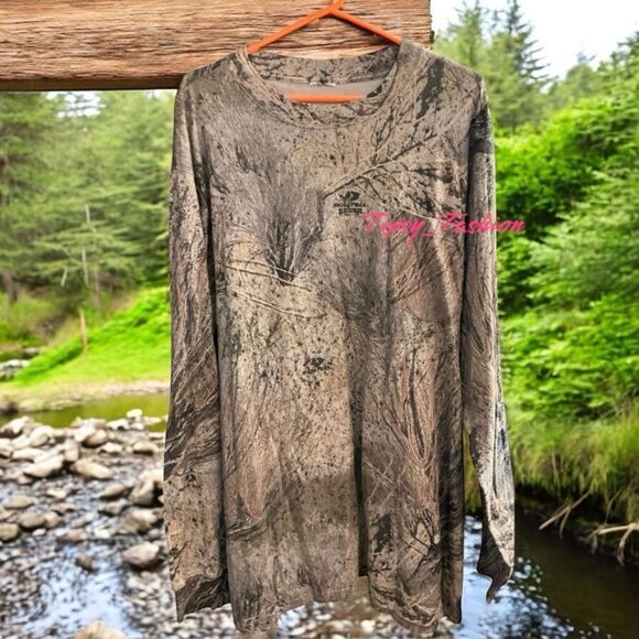 Mossy Oak Brush Camo Long Sleeve Tunic Shirt - Picture 1 of 4